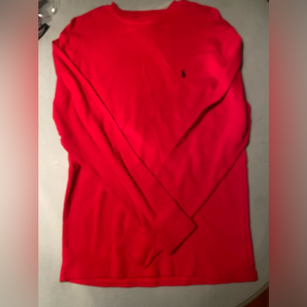 Men’s long sleeve Polo shirt!